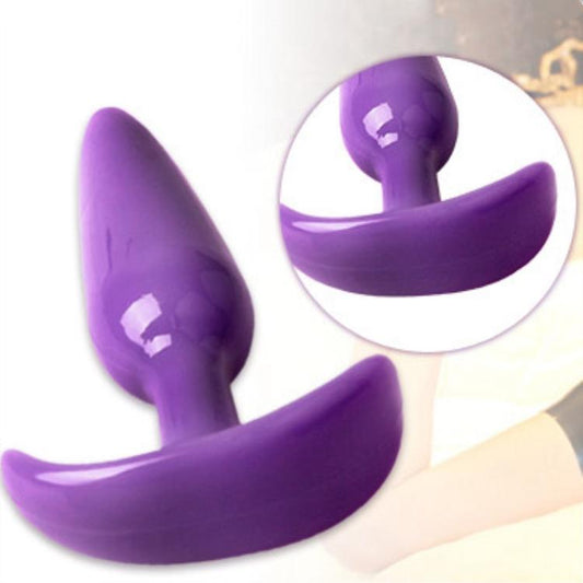 Image of a large, tapered butt plug for advanced anal play.