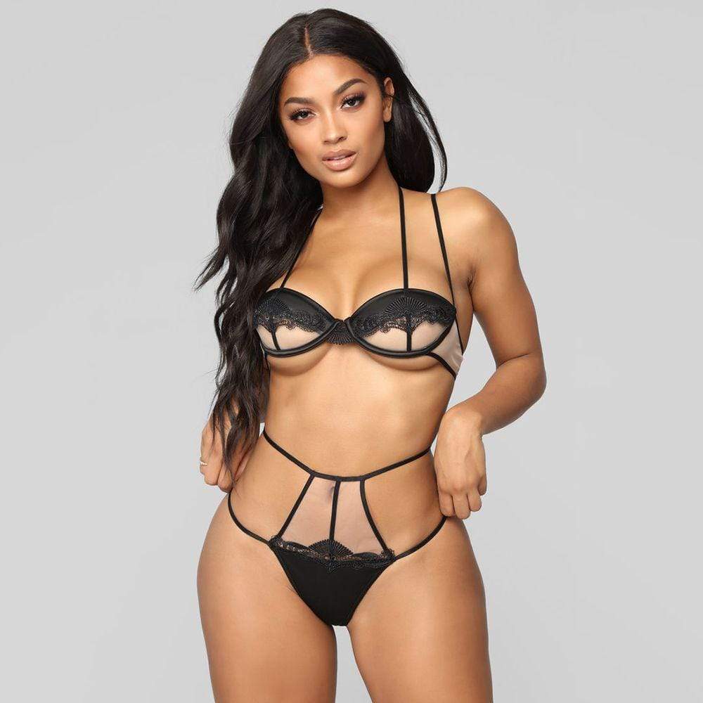 Image of erotic and seductive lingerie set