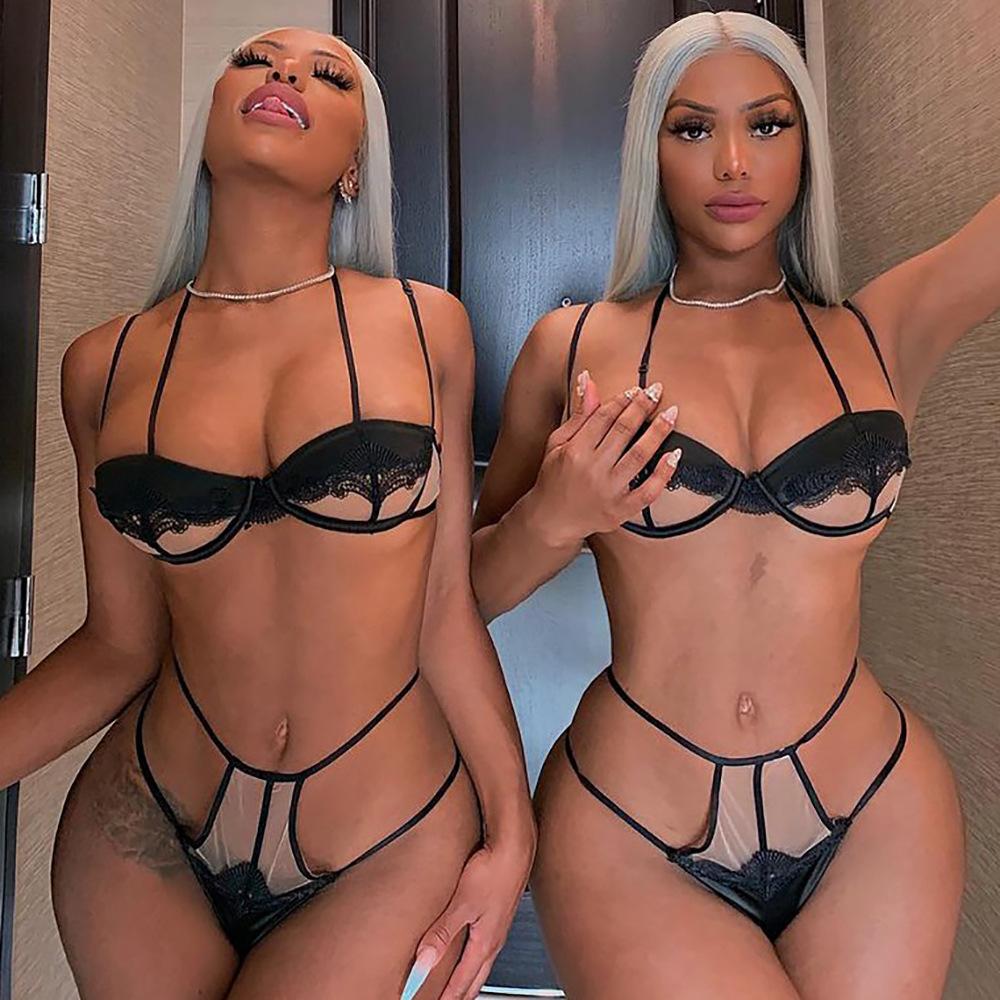 Image of erotic and seductive lingerie set