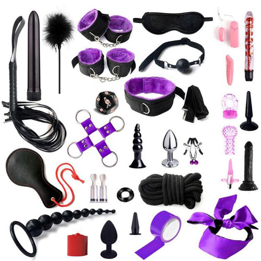 Image of an essential bondage and pleasure set