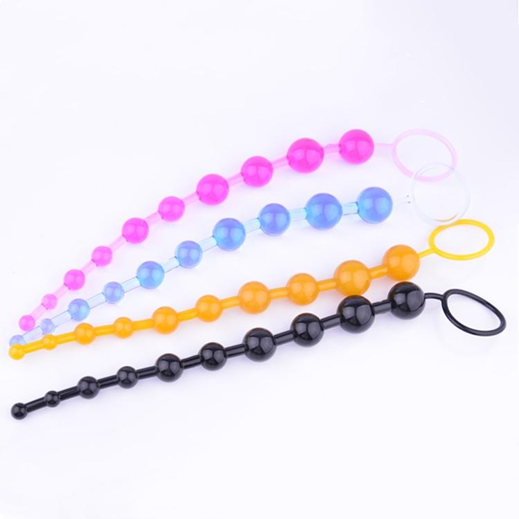 Image of a set of graduated beads for exploring anal play.