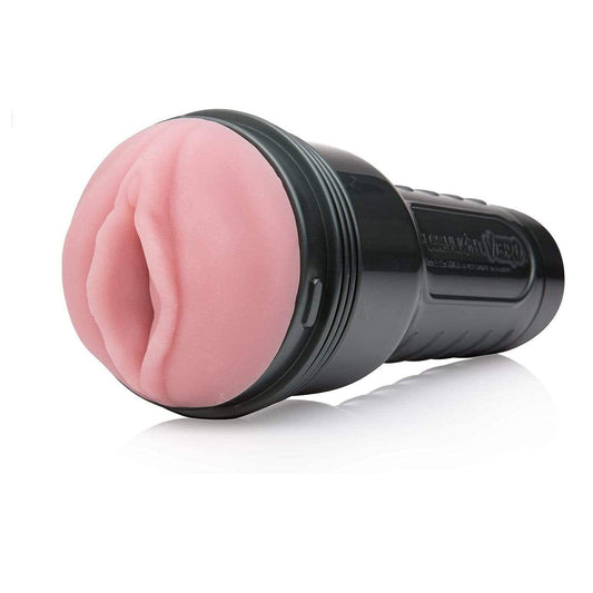 Image of an ultra-realistic fleshlight with intense suction technology.