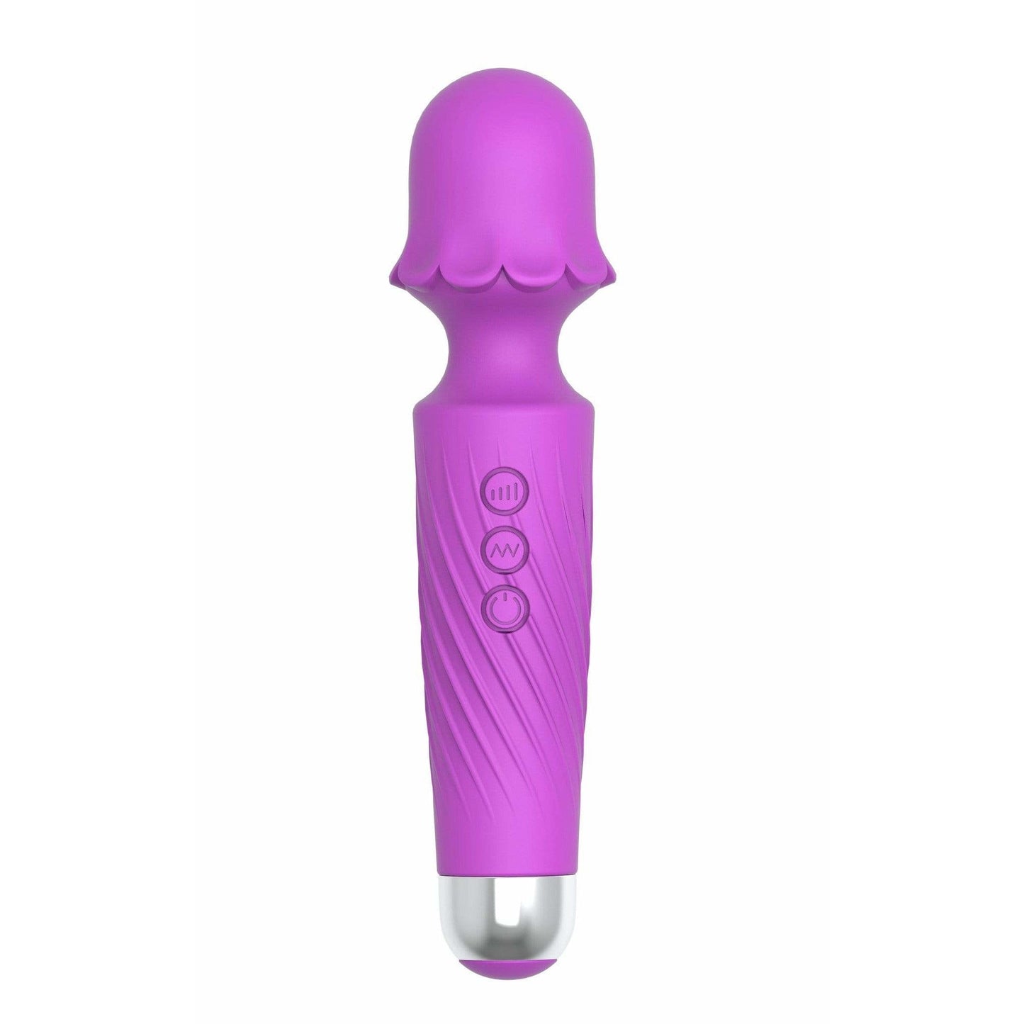 Image of a beautifully decorated wand for full-body massage and pleasure.