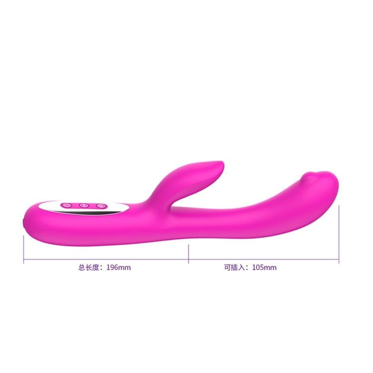 Image of a curved vibrator designed to stimulate the G-spot for heightened pleasure.