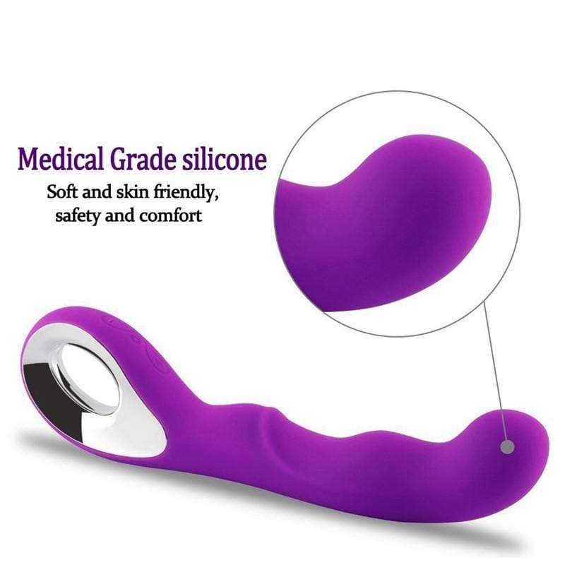 Image of a curved wand designed for intense G-spot stimulation.