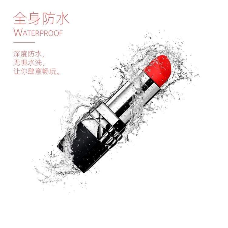 Image of a discreet, portable vibrating bullet in the shape of a lipstick.