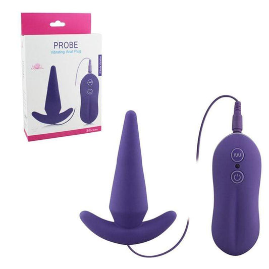 Image of a wireless butt plug for hands-free anal stimulation.