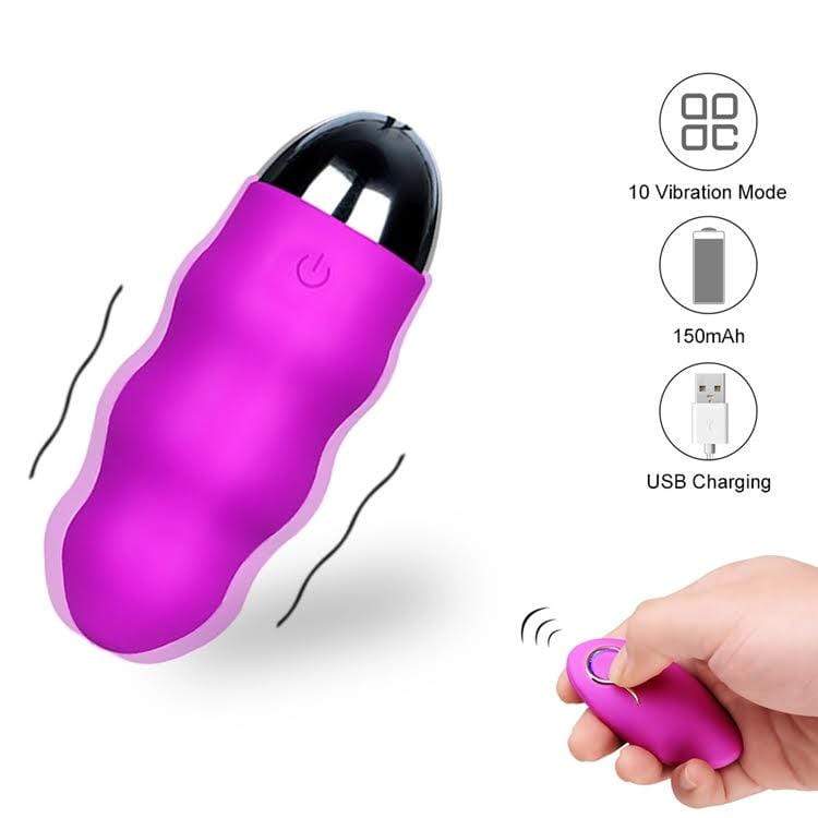 Playtime4u Playtime Secret Pleasure Remote Control 10 Speed Vibrating Love Egg